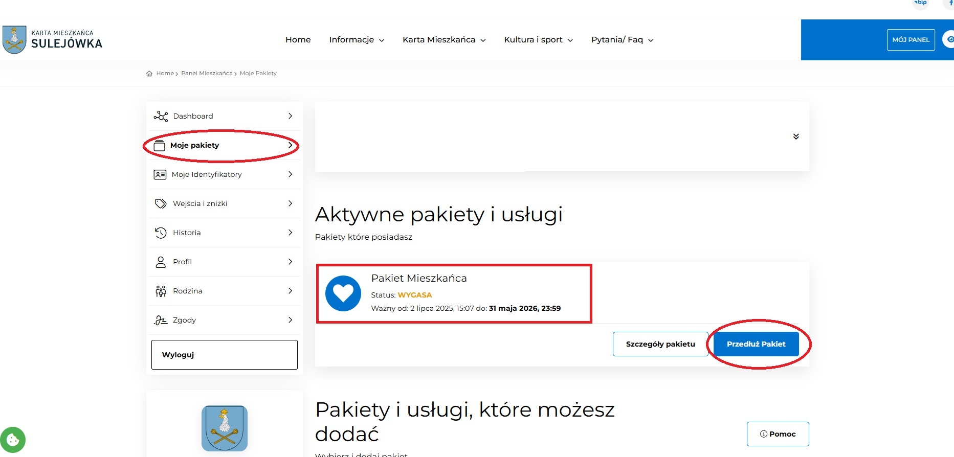 aktualność: Przedłużenie ważności Karty Mieszkańca 2026/2027
